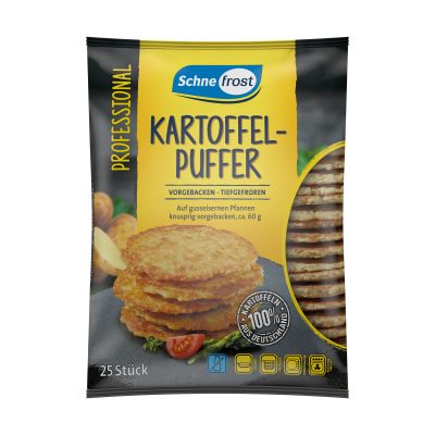 Frozen potato pancakes SCHNE FROST, 60 g, 4 x 1.5 kg